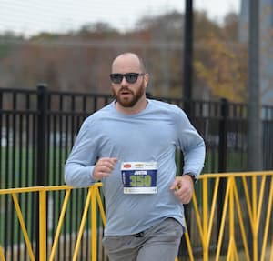 Justin running